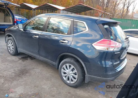 2015 Nissan Rogue S из США, поврежденный, VIN KNMAT2MV8FP524610